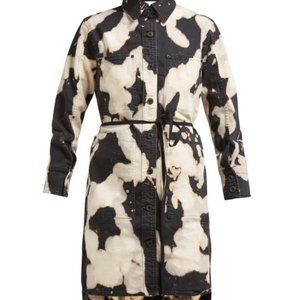 PROENZA SCHOULER Tie-dye-effect Denim Shirtdress